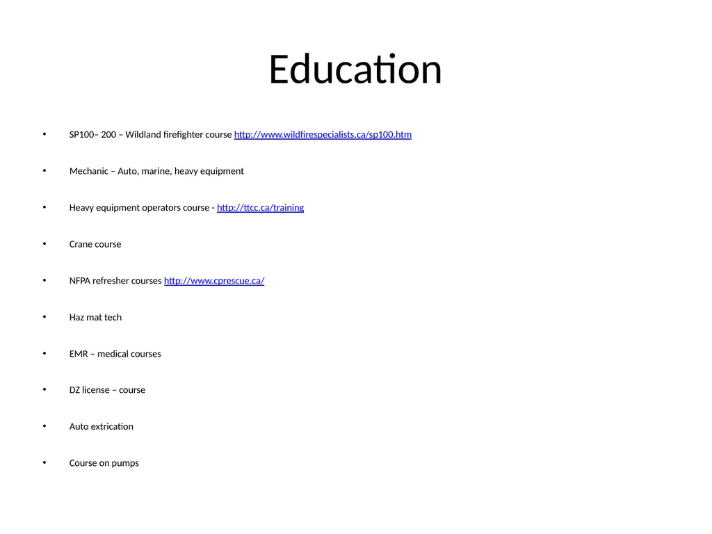 Becoming A Firefighter 5 Year Plan 4 Important - slide 11 of 14