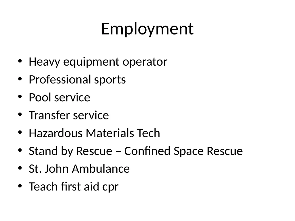 Becoming A Firefighter 5 Year Plan 4 Important - slide 9 of 14