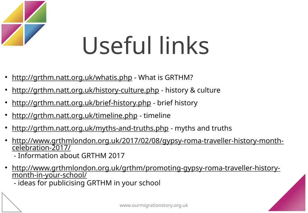 Gypsy, Roma and Traveller Migration - slide 7 of 7