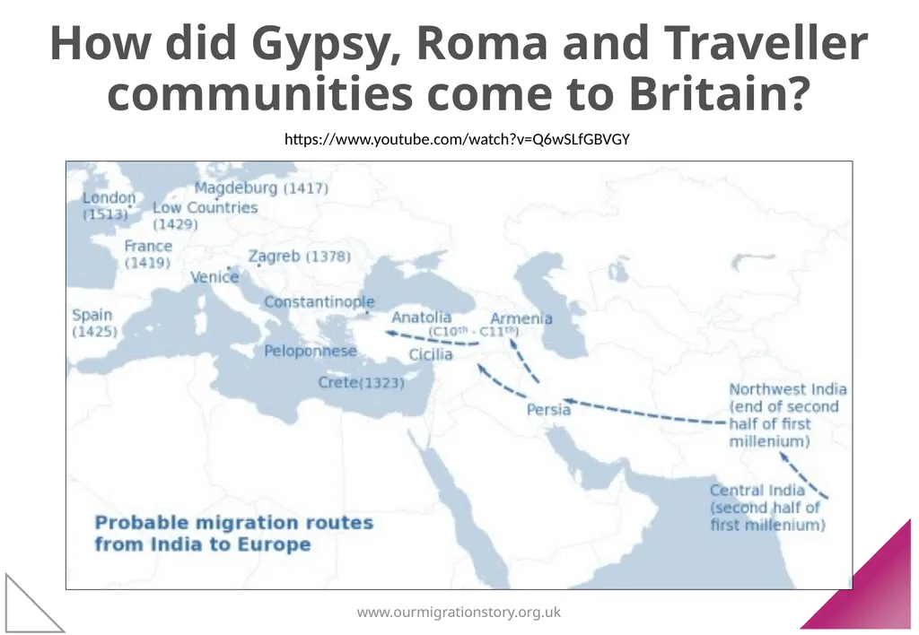 Gypsy, Roma and Traveller Migration - slide 3 of 7
