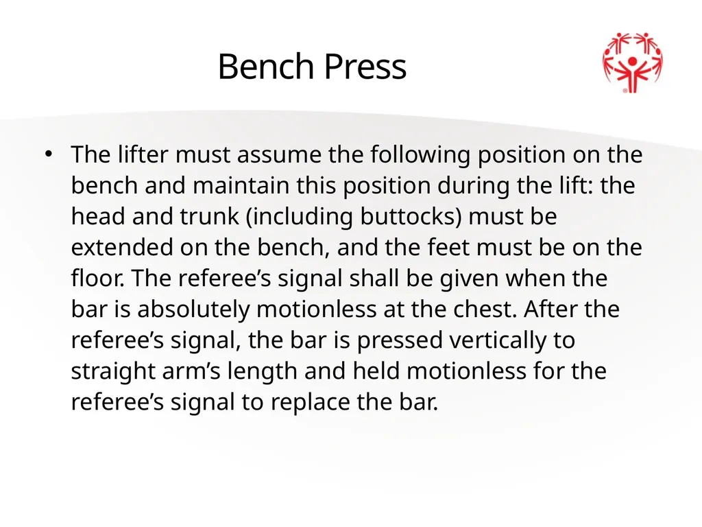 Powerlifting Official Rules Events Offered Squat - slide 19 of 45