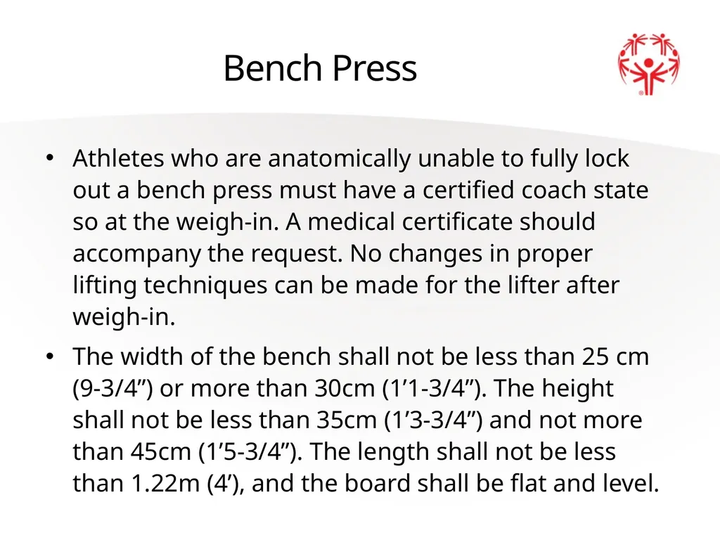 Powerlifting Official Rules Events Offered Squat - slide 20 of 45