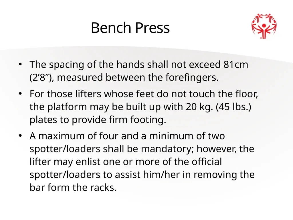 Powerlifting Official Rules Events Offered Squat - slide 21 of 45