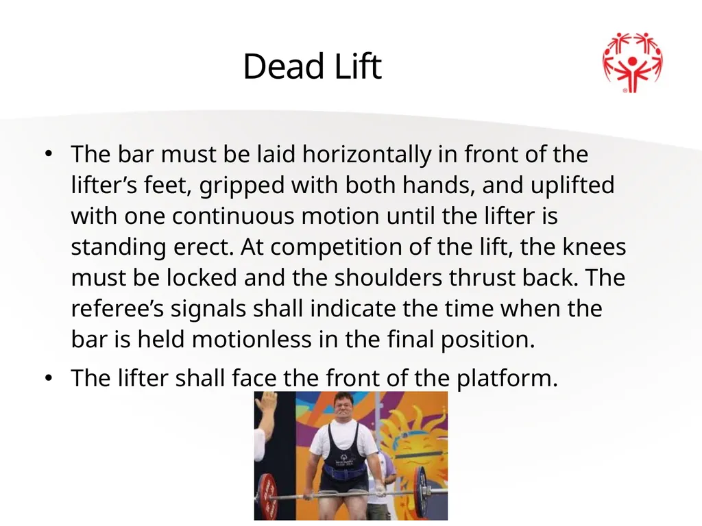 Powerlifting Official Rules Events Offered Squat - slide 24 of 45