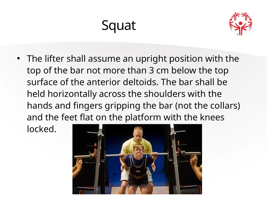 Powerlifting Official Rules Events Offered Squat - slide 28 of 45