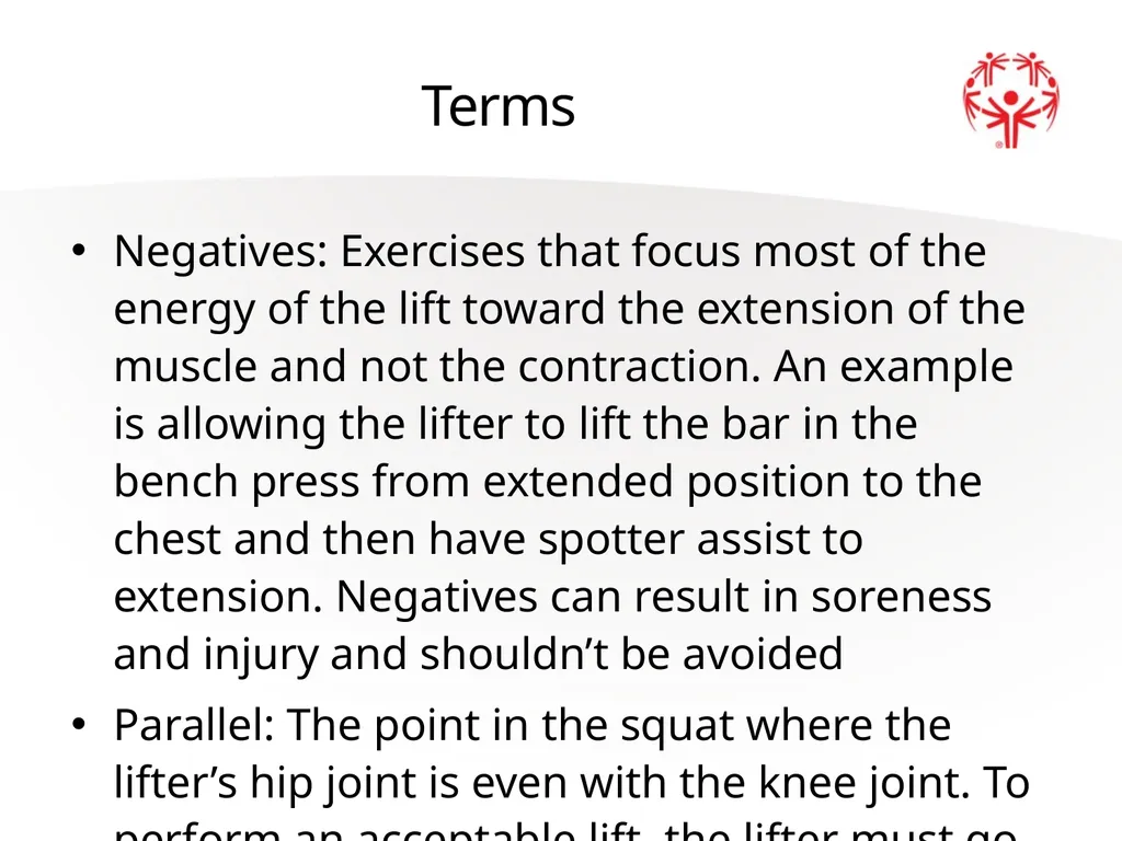 Powerlifting Official Rules Events Offered Squat - slide 39 of 45