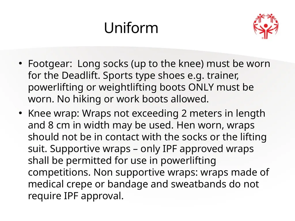 Powerlifting Official Rules Events Offered Squat - slide 5 of 45