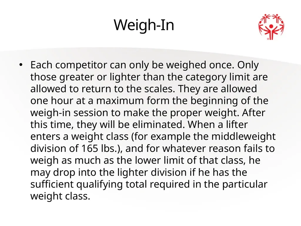 Powerlifting Official Rules Events Offered Squat - slide 11 of 45