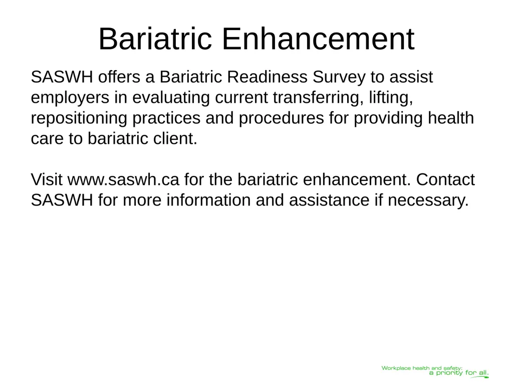 Transferring Lifting Repositioning (TLR®) Program© - slide 56 of 60