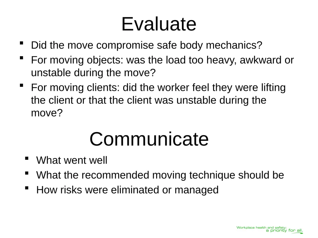 Transferring Lifting Repositioning (TLR®) Program© - slide 14 of 60