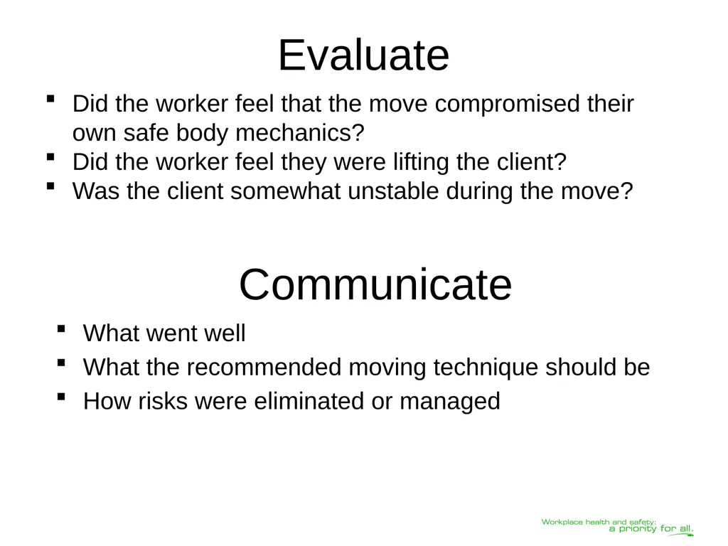 Transferring Lifting Repositioning (TLR®) Program© - slide 52 of 60