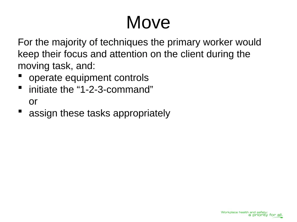 Transferring Lifting Repositioning (TLR®) Program© - slide 50 of 60