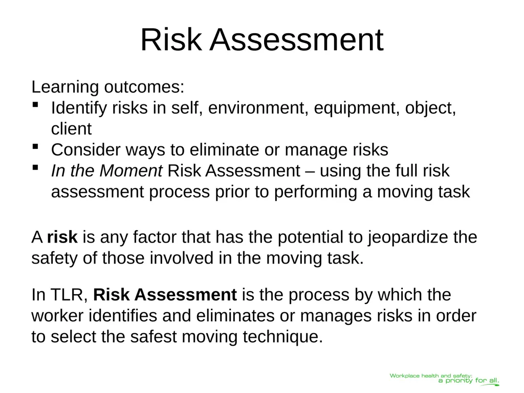 Transferring Lifting Repositioning (TLR®) Program© - slide 22 of 60