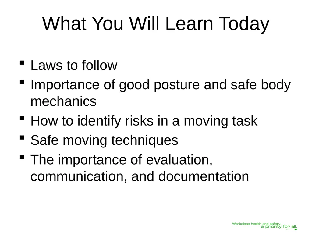 Transferring Lifting Repositioning (TLR®) Program© - slide 7 of 60