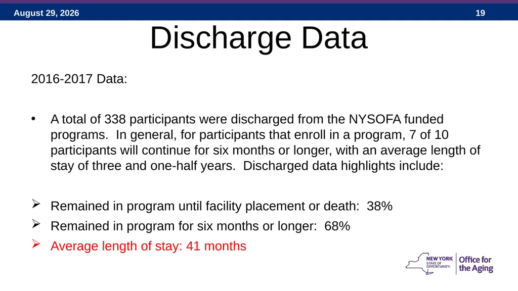Social Adult Day Services – 2017 New York State - slide 19 of 40