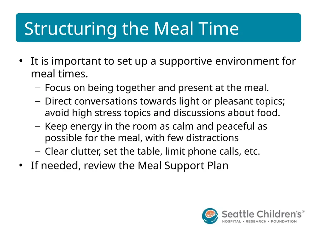 Meal Support Training for Caregivers CONTRIBUTORS: - slide 16 of 56