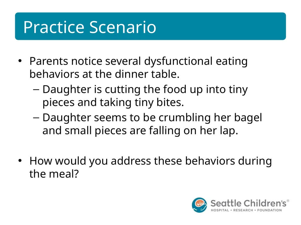 Meal Support Training for Caregivers CONTRIBUTORS: - slide 33 of 56