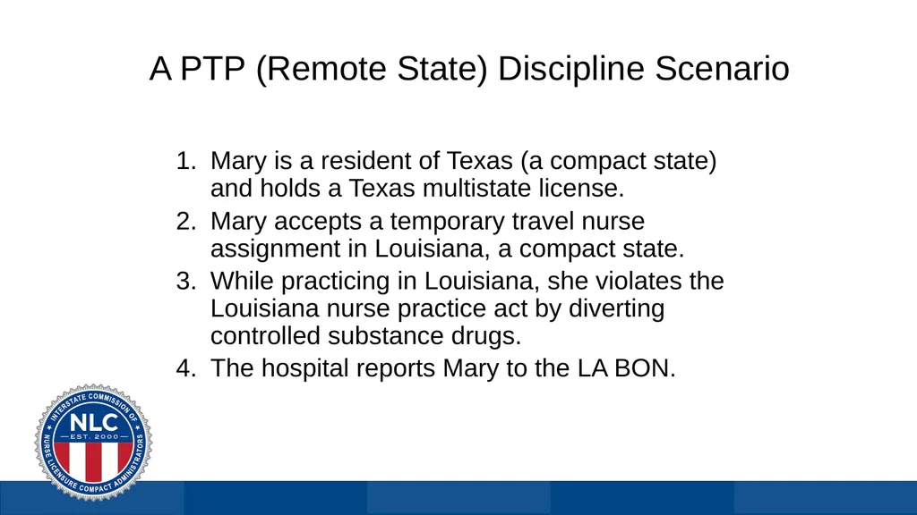 Nurse Licensure Compact Licensure Solution for US - slide 26 of 29