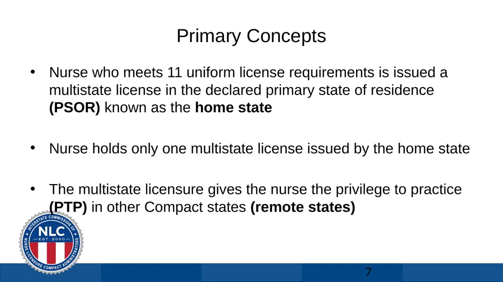 Nurse Licensure Compact Licensure Solution for US - slide 7 of 29