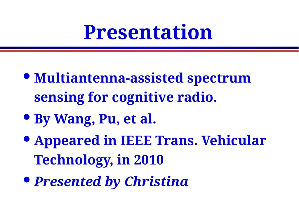 EE360: Lecture 15 Outline Sensor Networks and - slide 48 of 48