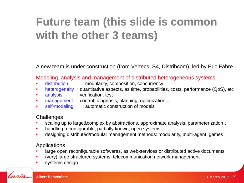 DistribCom Distributed Models and Algorithms for - slide 29 of 30