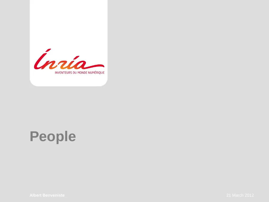 DistribCom Distributed Models and Algorithms for - slide 5 of 30