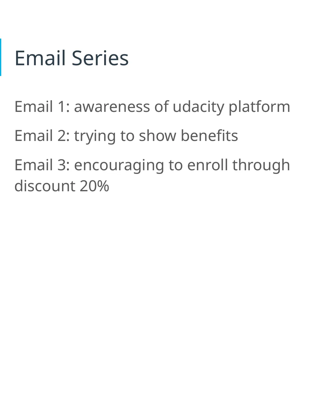 Project 7: Email Marketing Part 1 Plan Your Email - slide 5 of 18