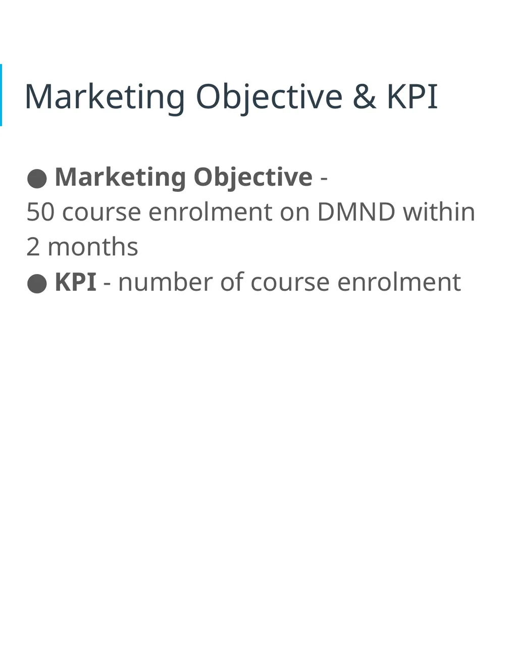 Project 7: Email Marketing Part 1 Plan Your Email - slide 3 of 18