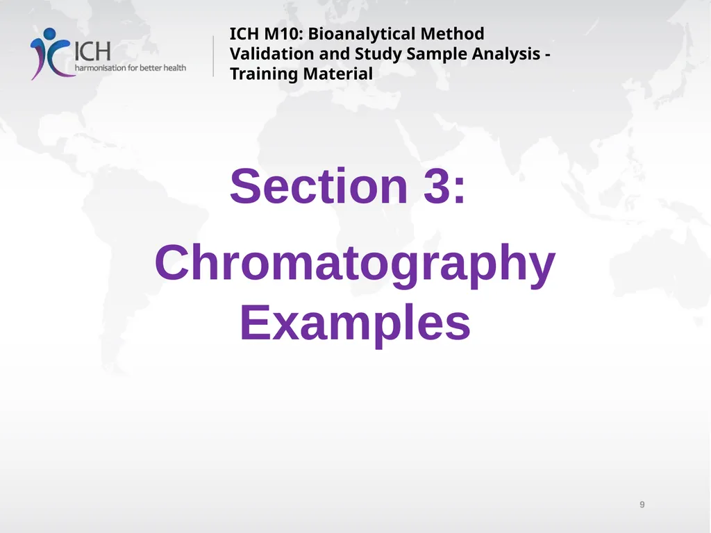 ICH M10: Bioanalytical Method Validation and Study - slide 9 of 76