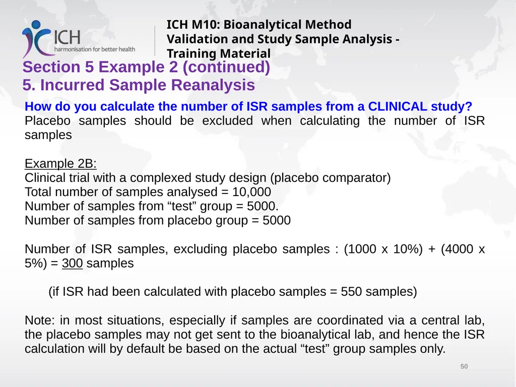 ICH M10: Bioanalytical Method Validation and Study - slide 50 of 76