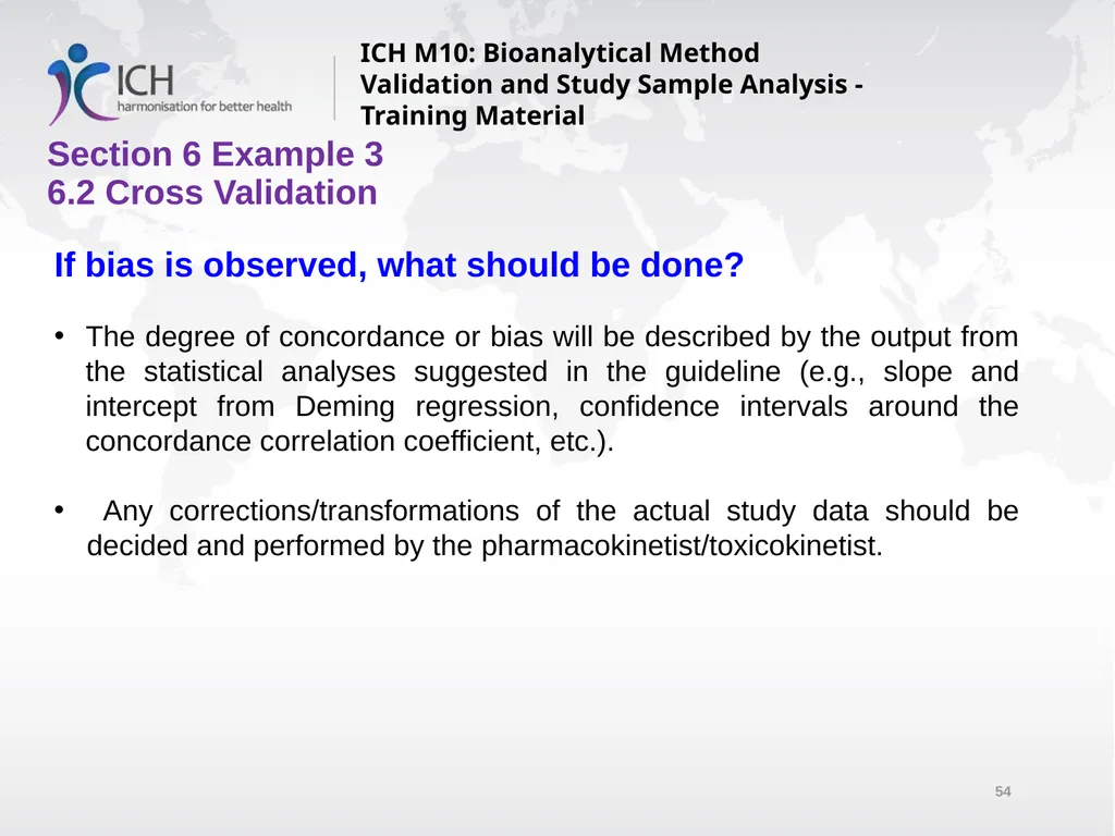 ICH M10: Bioanalytical Method Validation and Study - slide 54 of 76