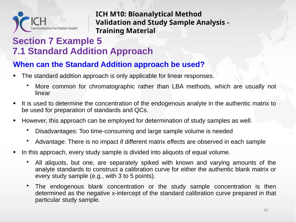 ICH M10: Bioanalytical Method Validation and Study - slide 67 of 76