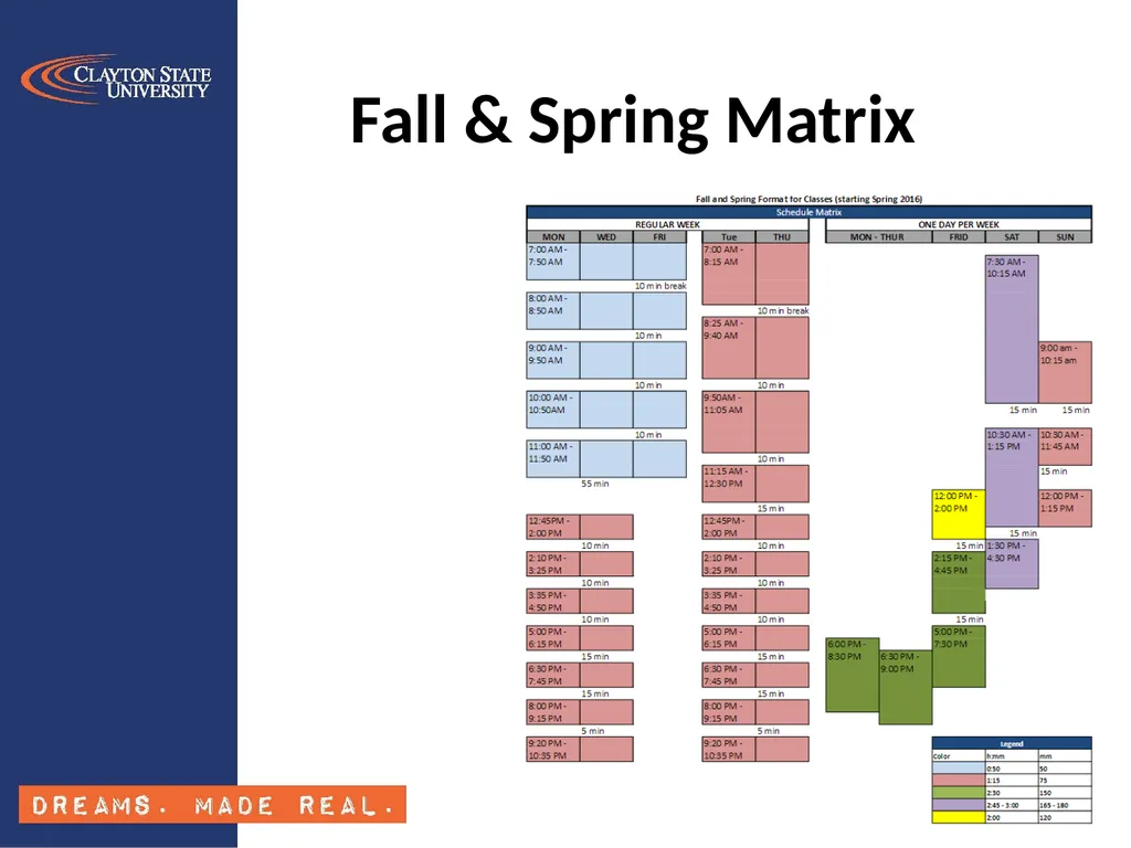 Banner Class Schedule Training SSASECT Section - slide 10 of 24