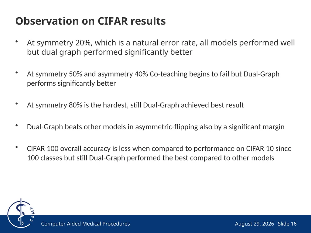 Dual Graph: A Graph based method for reasoning - slide 16 of 21