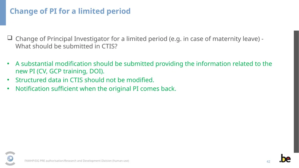 New Clinical Trial Regulation: Information - slide 42 of 52