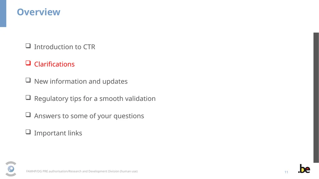 New Clinical Trial Regulation: Information - slide 11 of 52