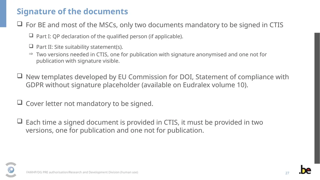 New Clinical Trial Regulation: Information - slide 27 of 52