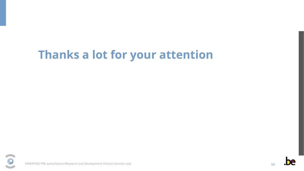 New Clinical Trial Regulation: Information - slide 50 of 52