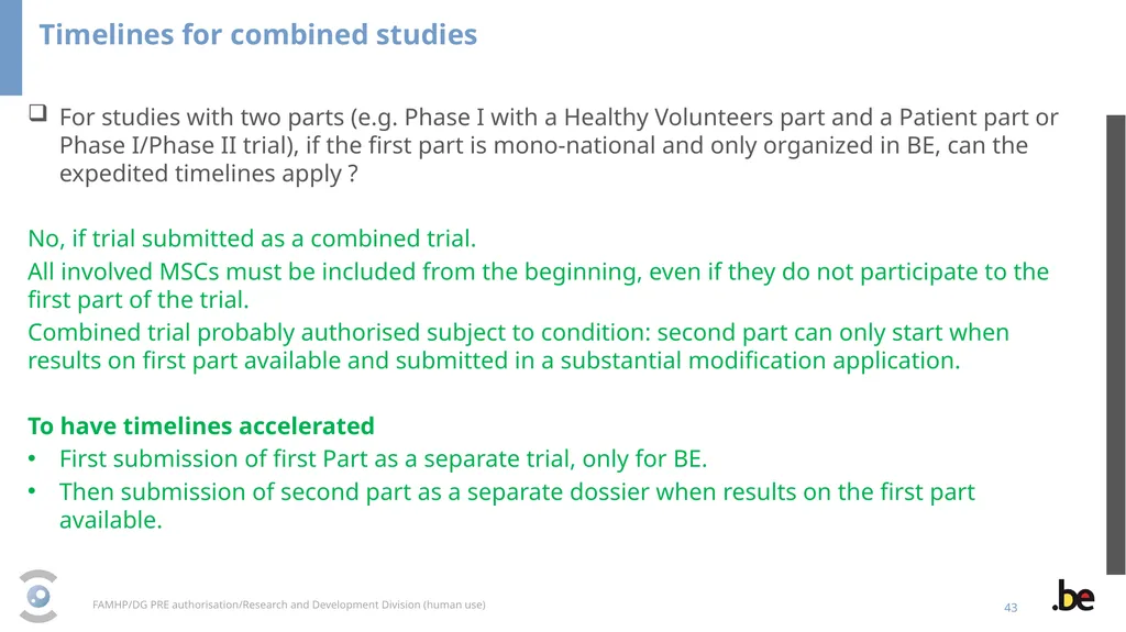 New Clinical Trial Regulation: Information - slide 43 of 52