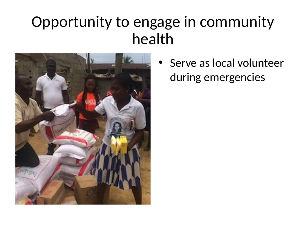 Community Health Webinar Presentation by: Mrs. - slide 19 of 22