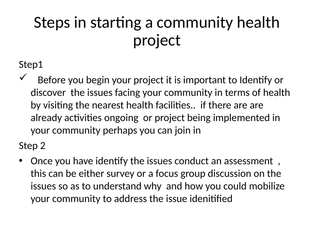 Community Health Webinar Presentation by: Mrs. - slide 4 of 22