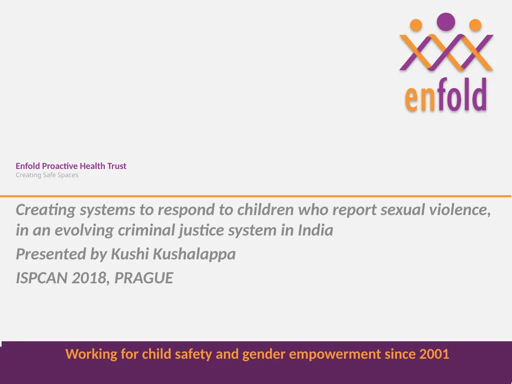 Enfold Proactive Health Trust Creating Safe Spaces - slide 1 of 10