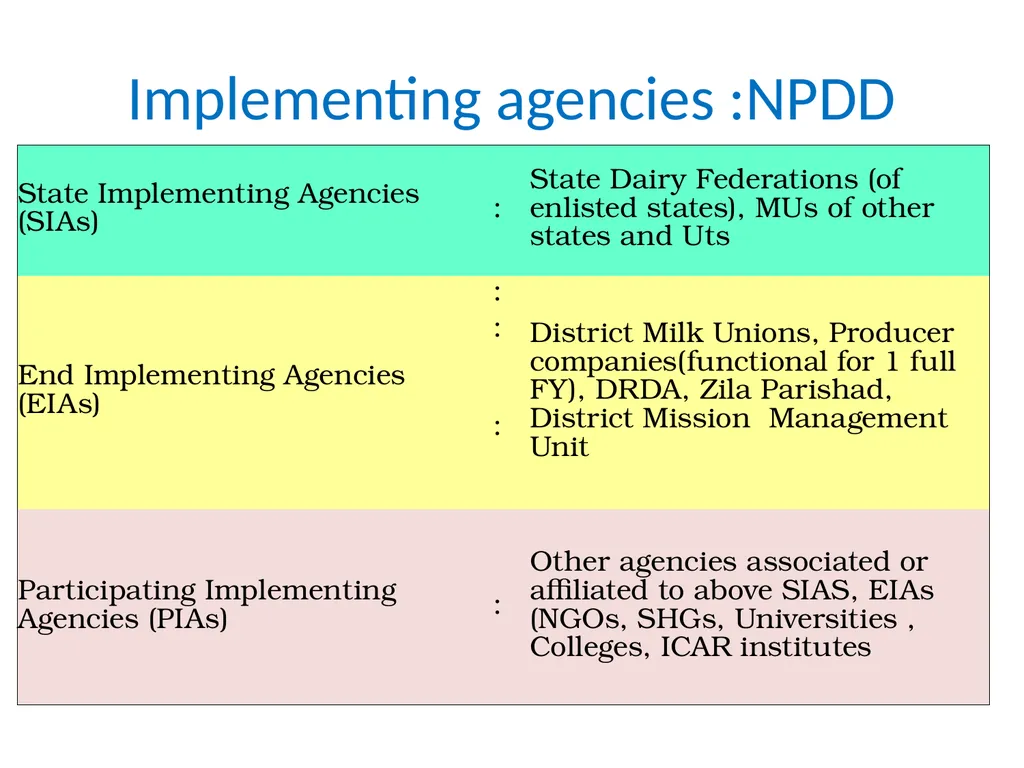 National Programme for Bovine Breeding and Dairy - slide 19 of 30