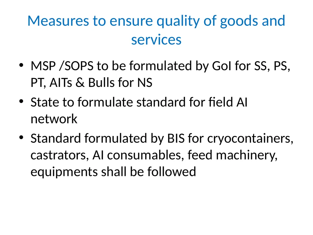 National Programme for Bovine Breeding and Dairy - slide 24 of 30