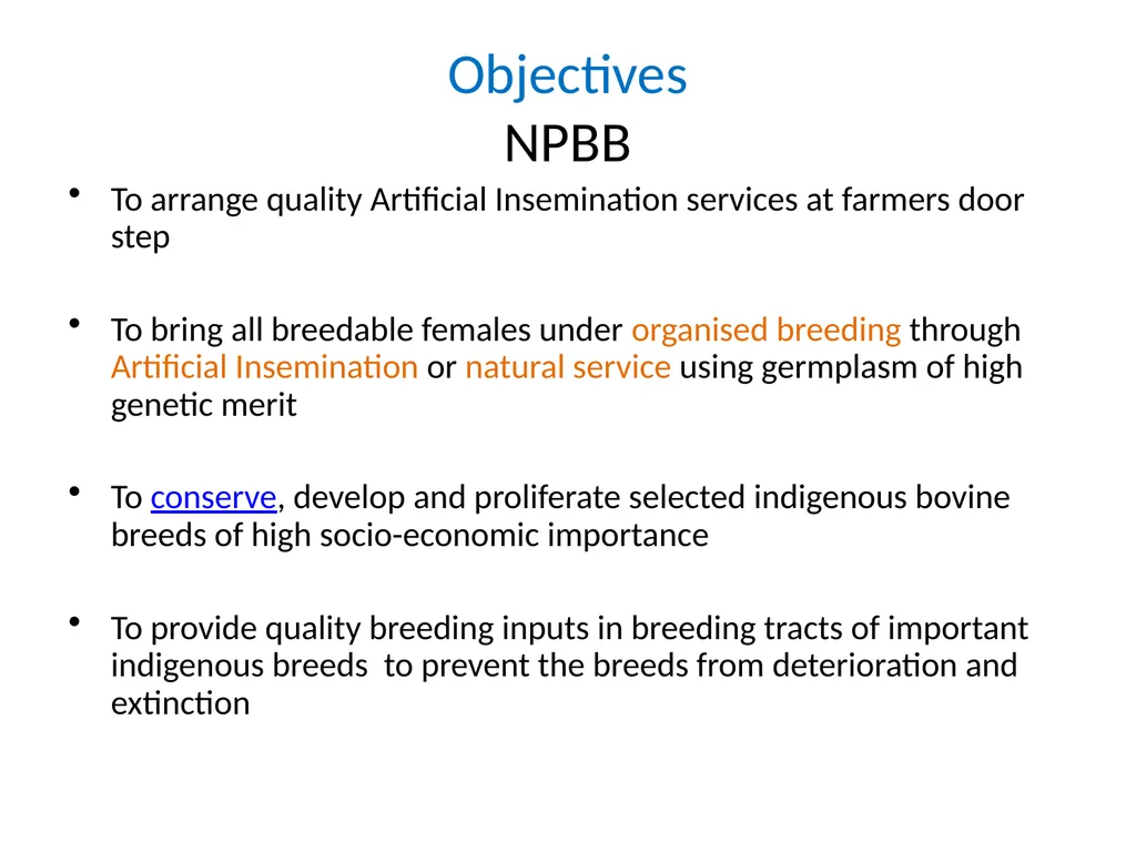 National Programme for Bovine Breeding and Dairy - slide 3 of 30