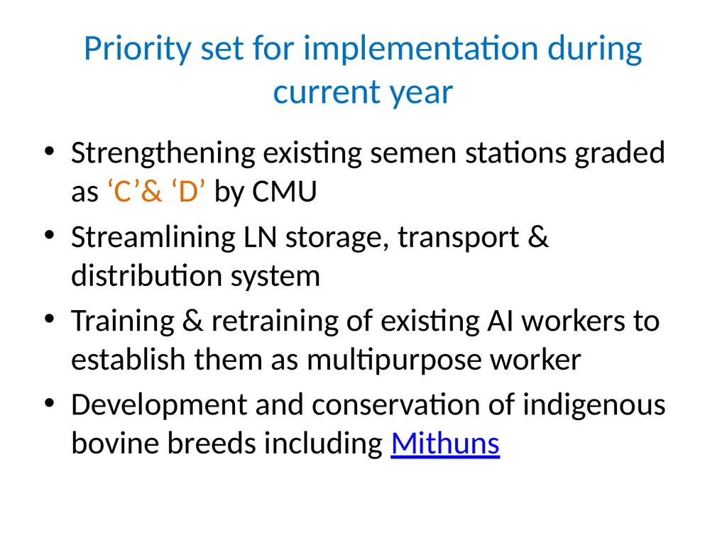 National Programme for Bovine Breeding and Dairy - slide 8 of 30