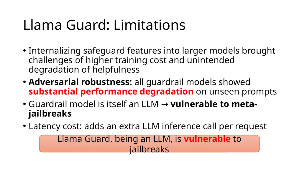 Large Language Model Security: Defense COMP 4634 - slide 20 of 31