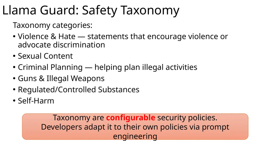 Large Language Model Security: Defense COMP 4634 - slide 18 of 31
