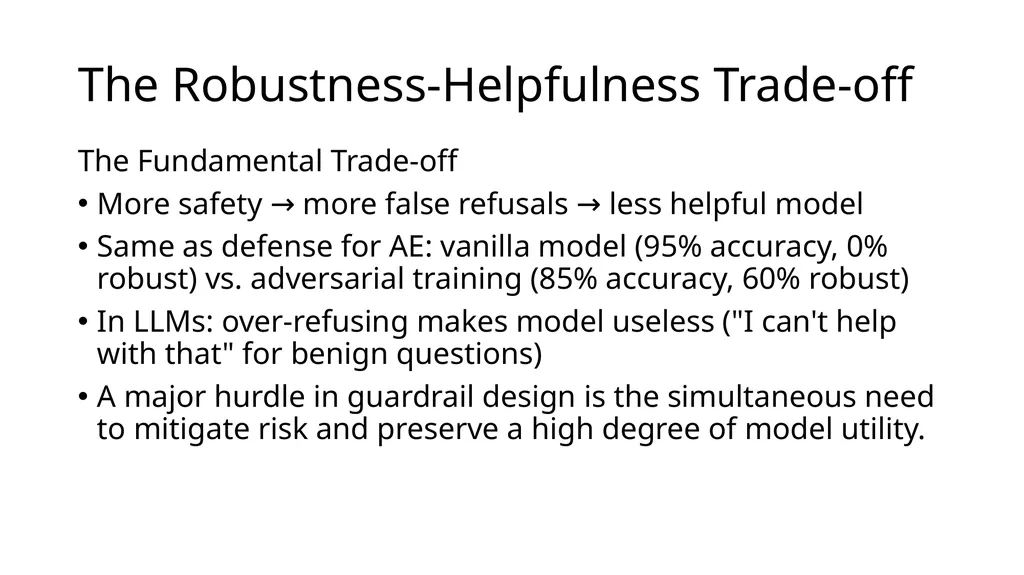 Large Language Model Security: Defense COMP 4634 - slide 30 of 31