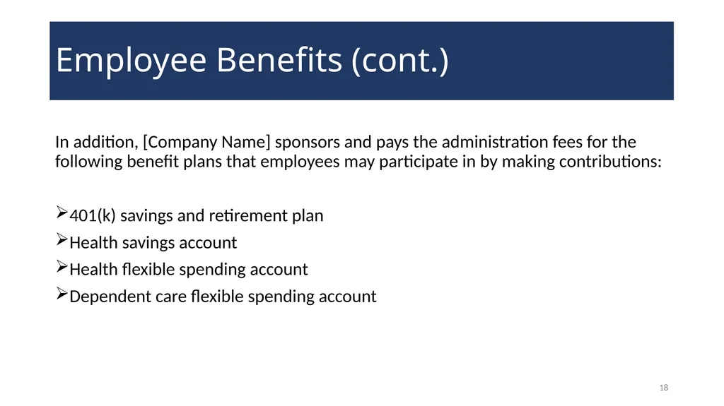 NEW HIRE ORIENTATION WELCOME! 2 Introduction of - slide 18 of 30